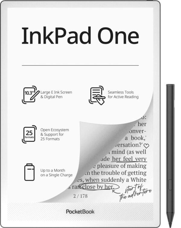 InkPad One lectore de e-book Pantalla táctil 32 GB Wifi Negro