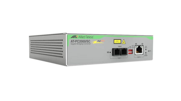 AT-PC2000/SC-960 convertidor de medio 1000 Mbit/s Gris