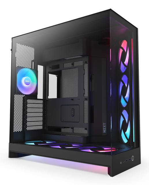 H9 Flow RGB+ Midi Tower Negro