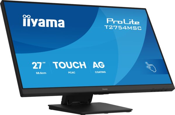 ProLite T2754MSC-B2AG pantalla para PC 68,6 cm (27") 1920 x 1080 Pixeles Full HD LED Pantalla táctil Multi-usuario Negro