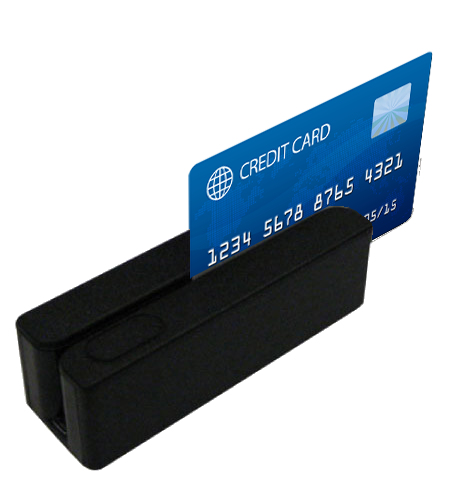 LECTOR TARJETA B.M. 3 PISTAS USB NEGRO