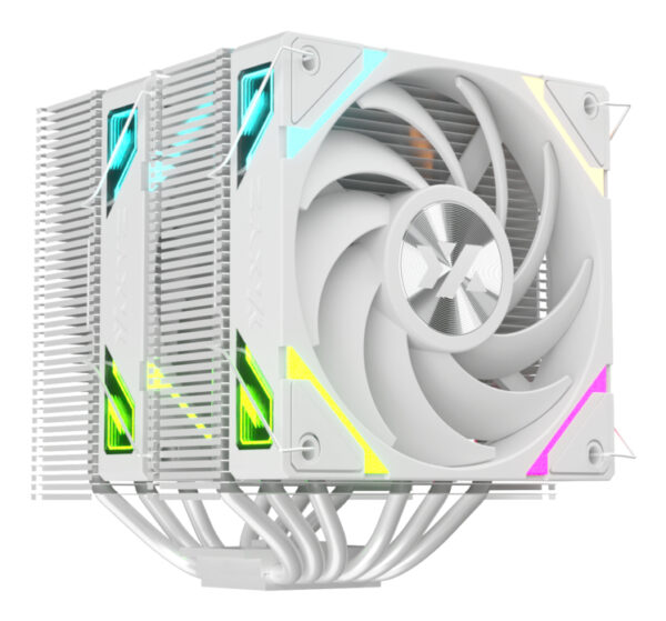 THERMAX 6 DUO, DISIPADOR CPU,DUAL, VENTILADOR VORTEX ALTO RENDIMIENTO, 120MM, BLANCO
