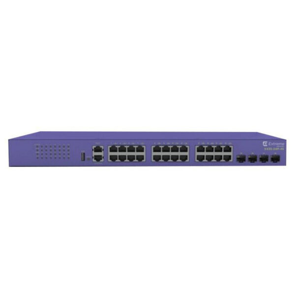 ExtremeSwitching X435 Gestionado Gigabit Ethernet (10/100/1000) Energía sobre Ethernet (PoE) Violeta