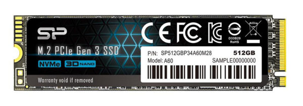 P34A60 M.2 512 GB PCI Express SLC NVMe