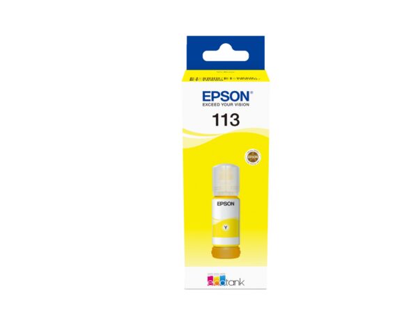 113 EcoTank Pigment Yellow ink bottle