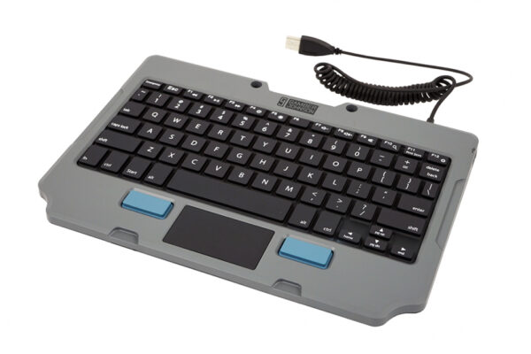 7160-1449-00 teclado para móvil QWERTY Inglés de EE. UU. USB Negro, Gris