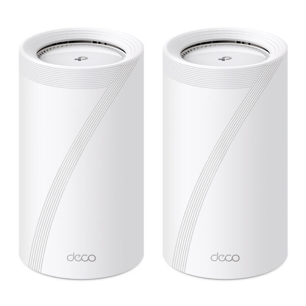Deco BE85 (2-Pack) Tribanda (2.4 GHz / 5 GHz / 6 GHz) Wi-Fi 7 (802.11be) Blanco 4 Interno