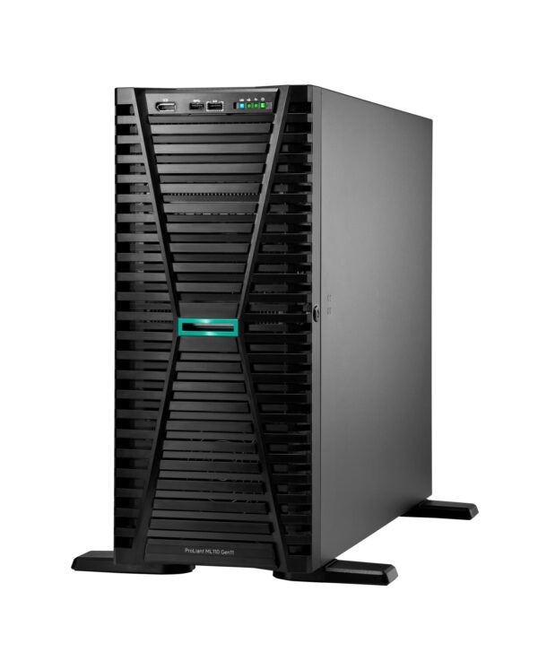 ProLiant ML110 Gen11 4510 2.4GHz 12c 1P 32GB-R 4LFF 2x4TB HDD 2x1000W PS EU Server
