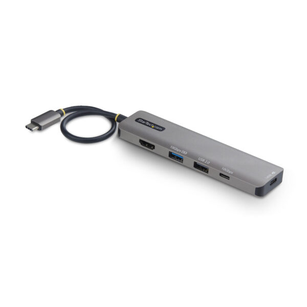 Mini Dock USB-C A HDMI - Adaptador Multipuertos Tipo C - PD de 140W - 4K 60Hz - Hub USB 10Gbps - Para MacBook / Dell / ThinkPad / HP