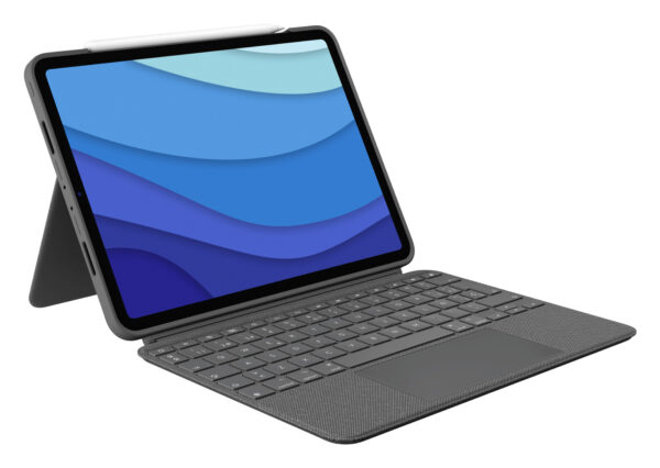 920-010145 teclado para móvil QWERTY Español Smart Connector Gris