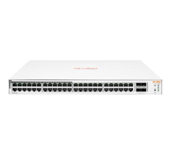 Aruba Networking Aruba Instant On 1830 48G 24p Class4 PoE 4SFP 370W Gestionado L2 Gigabit Ethernet (10/100/1000) Energía sobre Ethernet (PoE) 1U