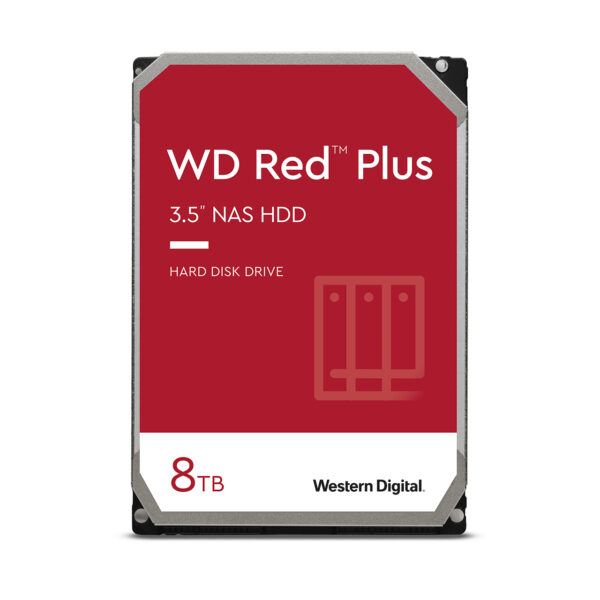 Red Plus disco duro interno 8 TB 5640 RPM 256 MB 3.5" Serial ATA III
