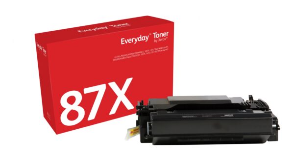 Everyday Toner Everyday Negro di Xerox compatibile con HP 87X (CF287X), Capacidad alta