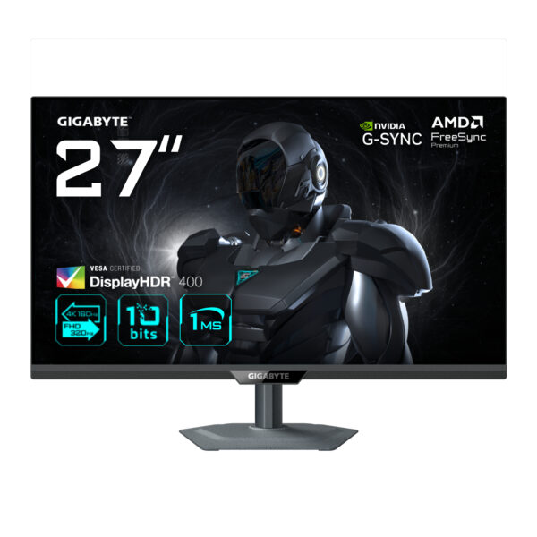 G27U Monitor de juego 27 4K UHD - Modo dual (4K 160Hz o FHD 320Hz), 3840 x 2160, 1ms, 350 cd/m², FreeSync Premium, DisplayHDR400, HDMI 2.1, DisplayPort 1.4