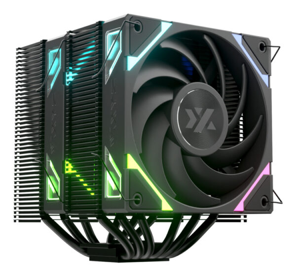 THERMAX 6 DUO, DISIPADOR CPU,DUAL, VENTILADOR VORTEX ALTO RENDIMIENTO, 120MM, NEGRO