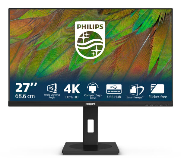 3000 series 27B1N3800/00 pantalla para PC 68,6 cm (27") 3840 x 2160 Pixeles 4K Ultra HD LCD Negro