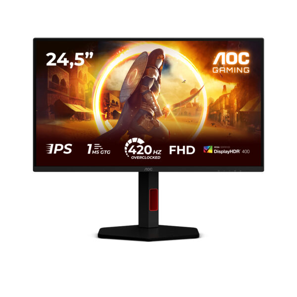 G4 25G4KUR pantalla para PC 62,2 cm (24.5") 1920 x 1080 Pixeles Full HD LED Negro, Rojo