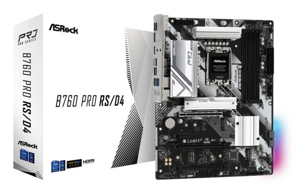 B760 Pro RS/D4 Intel B760 LGA 1700 ATX
