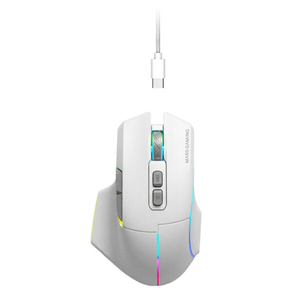 MMWVECTORW ratón Juego mano derecha RF Wireless + Bluetooth + USB Type-A Óptico 12000 DPI
