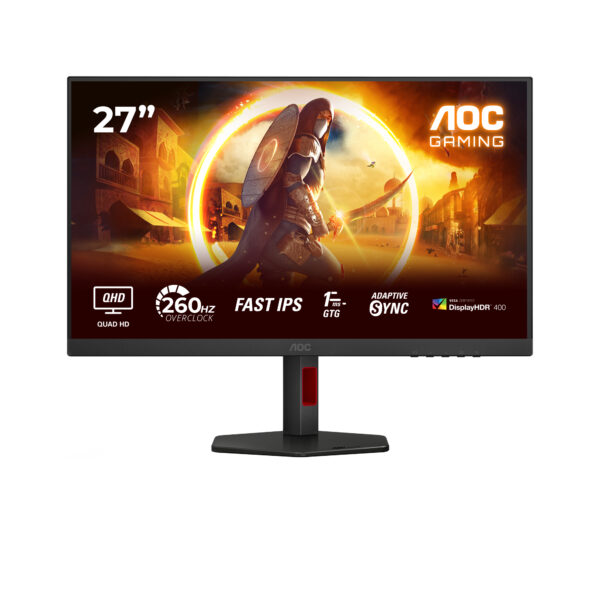 G4 Q27G4ZR pantalla para PC 68,6 cm (27") 2560 x 1440 Pixeles Quad HD LED Negro, Rojo