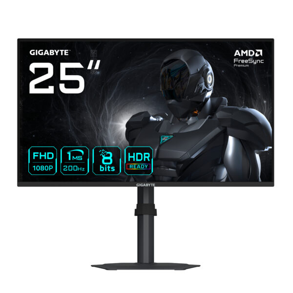 G25F2 Monitor Gaming 24,5" FHD  1920 x 1080, 200Hz, 1ms, 300 cd/m², DisplayHDR 10, HDMI 2.0, DisplayPort 1.4