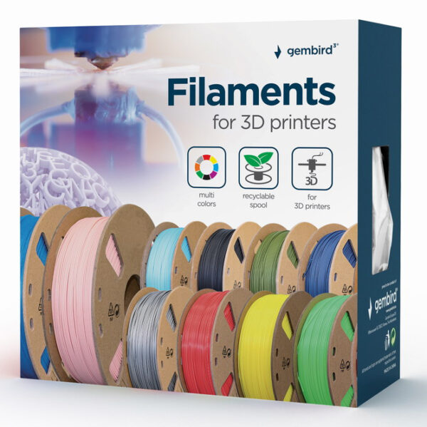 3DP-PLA1.75GE-01-BK material de impresión 3d Ácido poliláctico (PLA) Negro 330 g