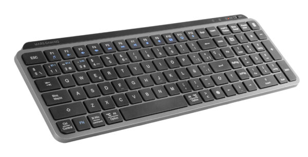 MK-SILENKEYS teclado Universal RF Wireless + Bluetooth QWERTY Español Negro