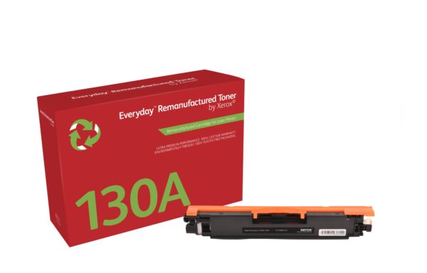 Remanufacturado Everyday Tóner Everyday Negro remanufacturado de Xerox es compatible con HP 130A (CF350A), Capacidad estándar