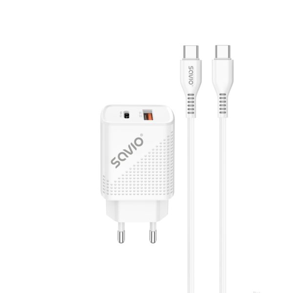 LA-05 cargador de dispositivo móvil Smartphone Blanco Corriente alterna Carga rápida Interior