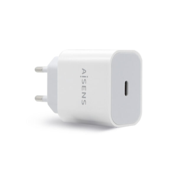 Cargador USB-C P?3.0 1 Puerto 1x USB-C 20 W, Blanco