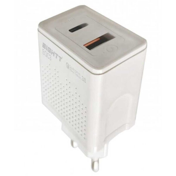 EQC3 cargador de dispositivo móvil Blanco Interior