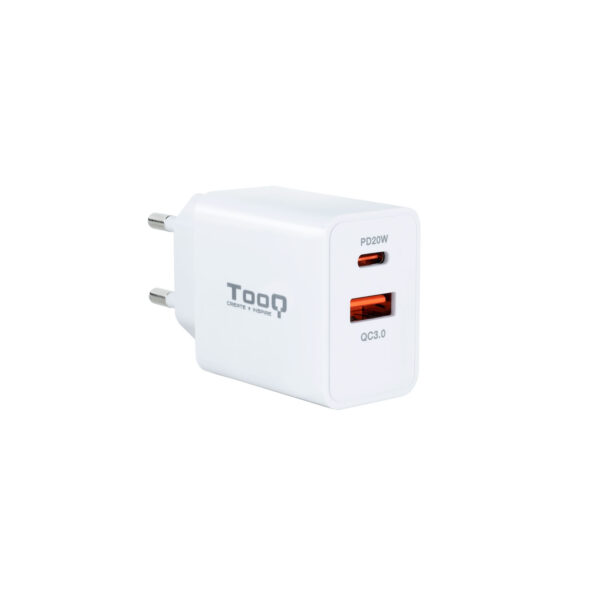 TQWC-2SC04WT cargador de dispositivo móvil Universal Blanco Corriente alterna Carga rápida Interior