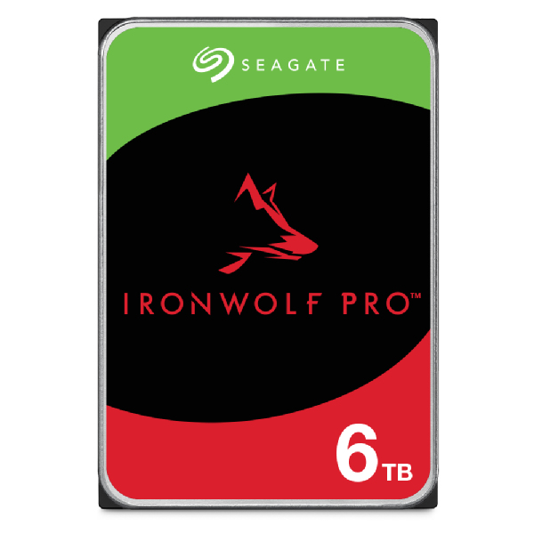 IronWolf Pro ST6000NT001 disco duro interno 6 TB 7200 RPM 256 MB 3.5"