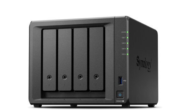 DiskStation DS923+ servidor de almacenamiento NAS Torre Ryzen Embedded R1600 4 GB DDR4L 0 TB DiskStation Manager Negro