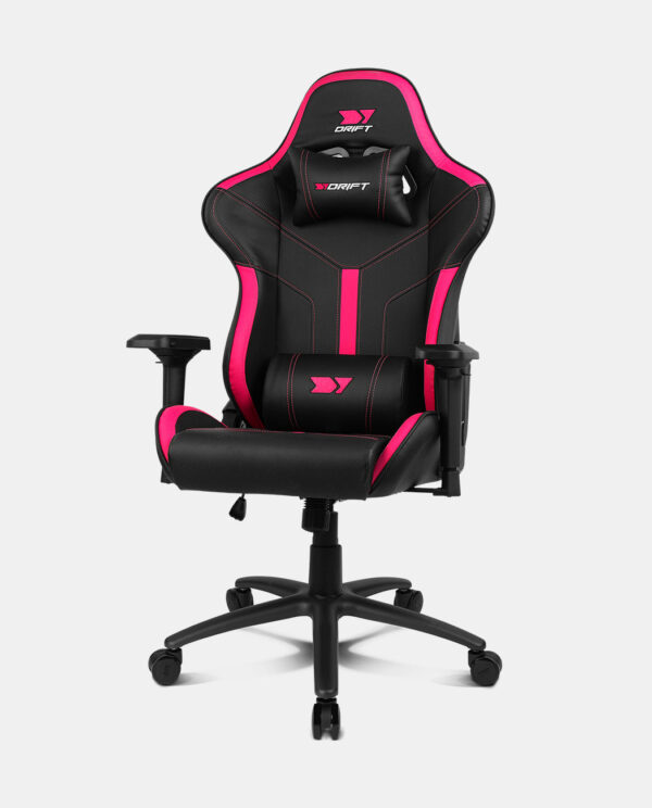 DR350 Butaca para jugar Asiento acolchado Negro, Rosa