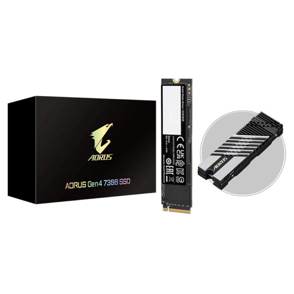 AORUS Gen4 7300 SSD 2TB M.2 PCI Express 4.0 3D TLC NAND NVMe