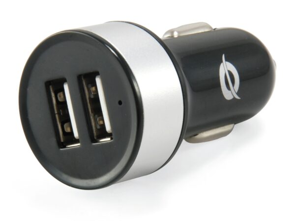 CUSBCAR2A cargador de dispositivo móvil Plata Auto