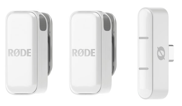 Wireless Micro Blanco Micrófono con pinza de enganche