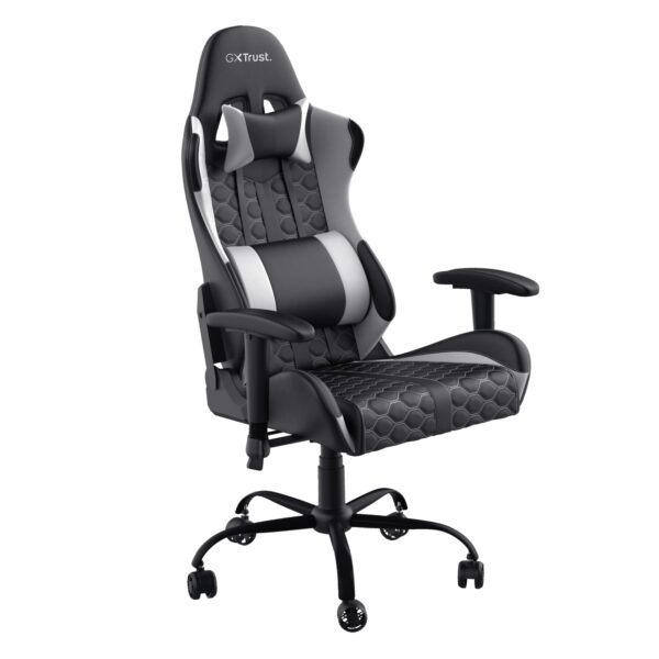 GXT 708W Resto Silla para videojuegos universal Negro, Blanco