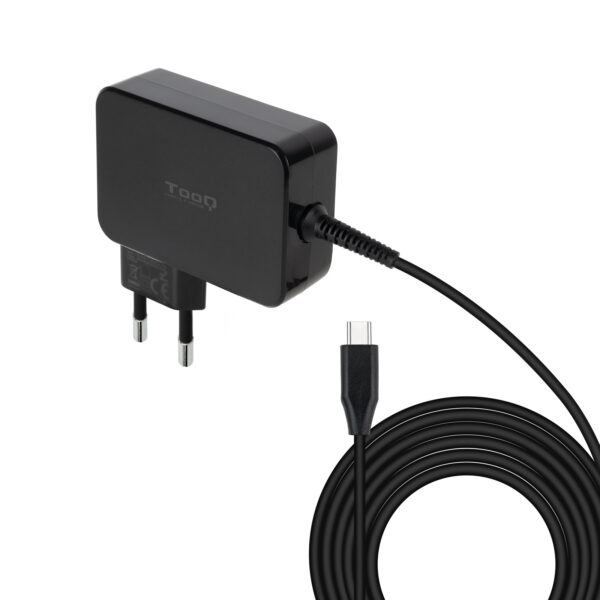 Cargador de portátil GAN USB-C PD3.0 90W, Negro