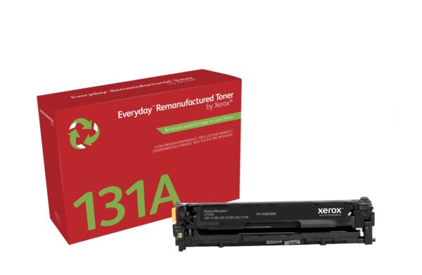 Remanufacturado Everyday Tóner Everyday Negro remanufacturado de Xerox es compatible con HP 131A (CF210A), Capacidad estándar