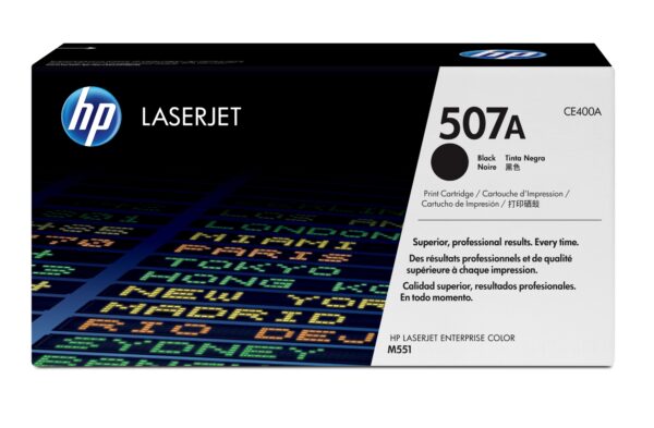 Cartucho de tóner original LaserJet 507A negro
