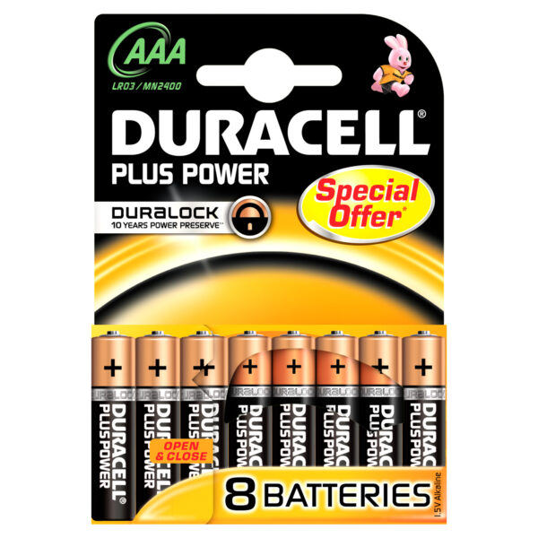 Plus Power Batería de un solo uso AAA Alcalino
