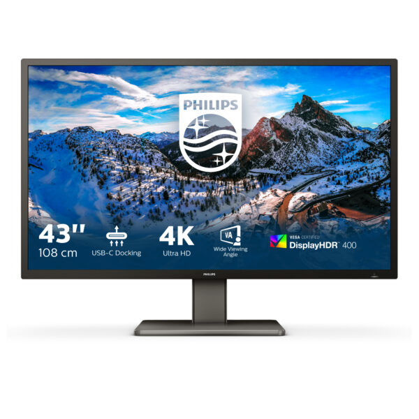 P Line 439P1/00 pantalla para PC 108 cm (42.5") 3840 x 2160 Pixeles 4K Ultra HD LCD Negro