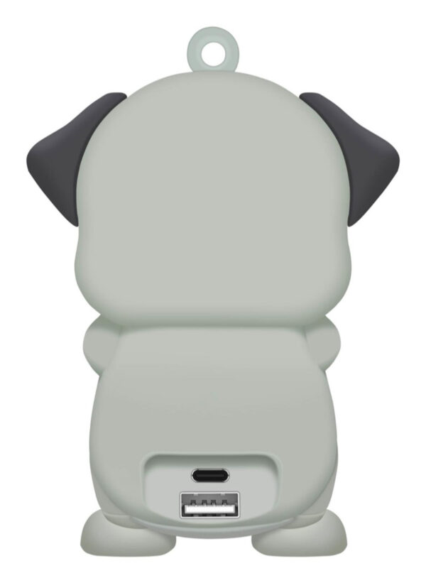 PBDOG batería externa Polímero de litio 2600 mAh Gris