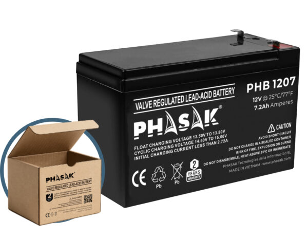 Batería 12V 7Ah - PHB 1207
