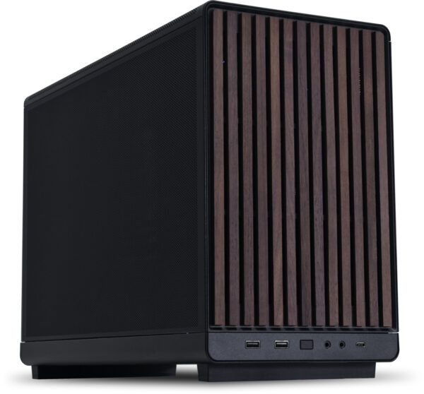 A3-mATX Micro Torre Negro, Madera