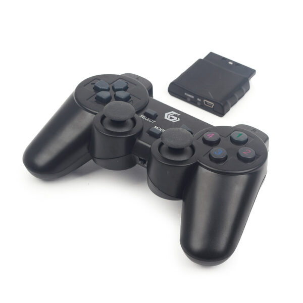 JPD-WDV-01 mando y volante Negro RF Gamepad PC, Playstation 2, Playstation 3