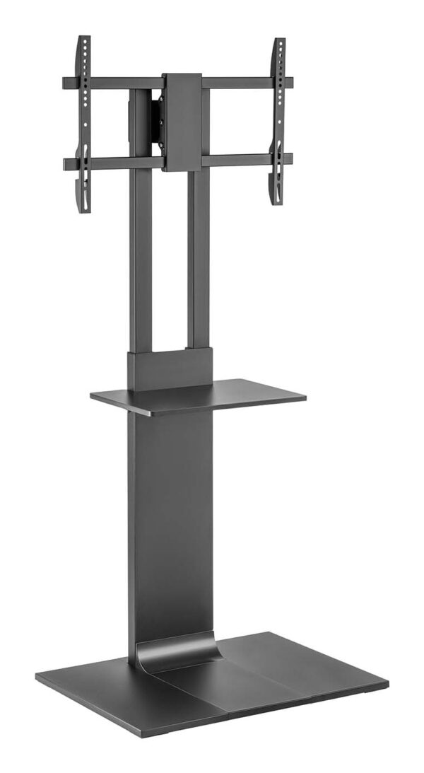 Soporte de Suelo con Bandeja DVD para Monitor/TV 50kg de 37-86, Negro
