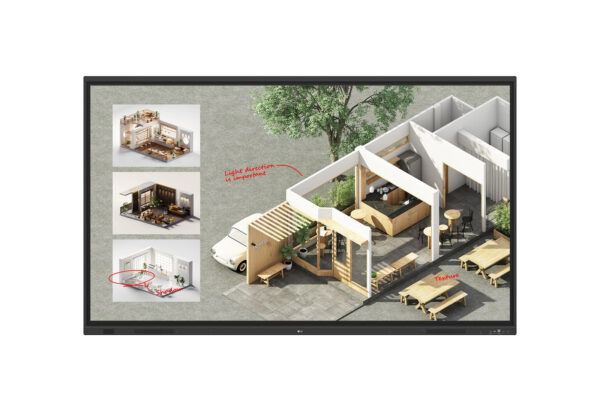 CreateBoard Standard pizarra blanca interactiva 2,18 m (86") 3840 x 2160 Pixeles Pantalla táctil Negro